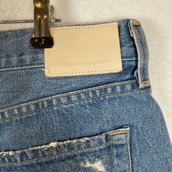 Citizens of Humanity Annabelle Vintage Relaxed Cuffed Shorts Organic Size 28 - Picture 6 of 13